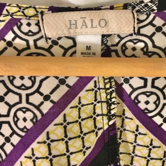 HALO Geometric Print Swim Coverup - Picture 2 of 5